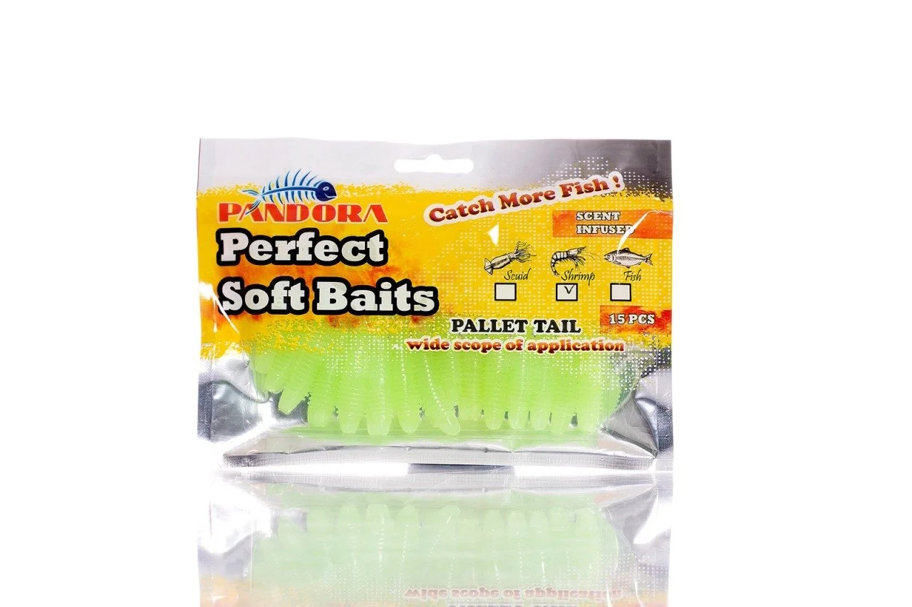 Pandora Perfect Soft Baits Pallet Tail 7 cm ( 15 Li Paket ) » Pala